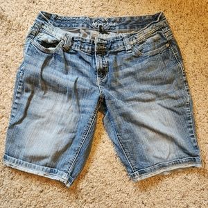 Ariya Denim Bermuda Women's Shorts
